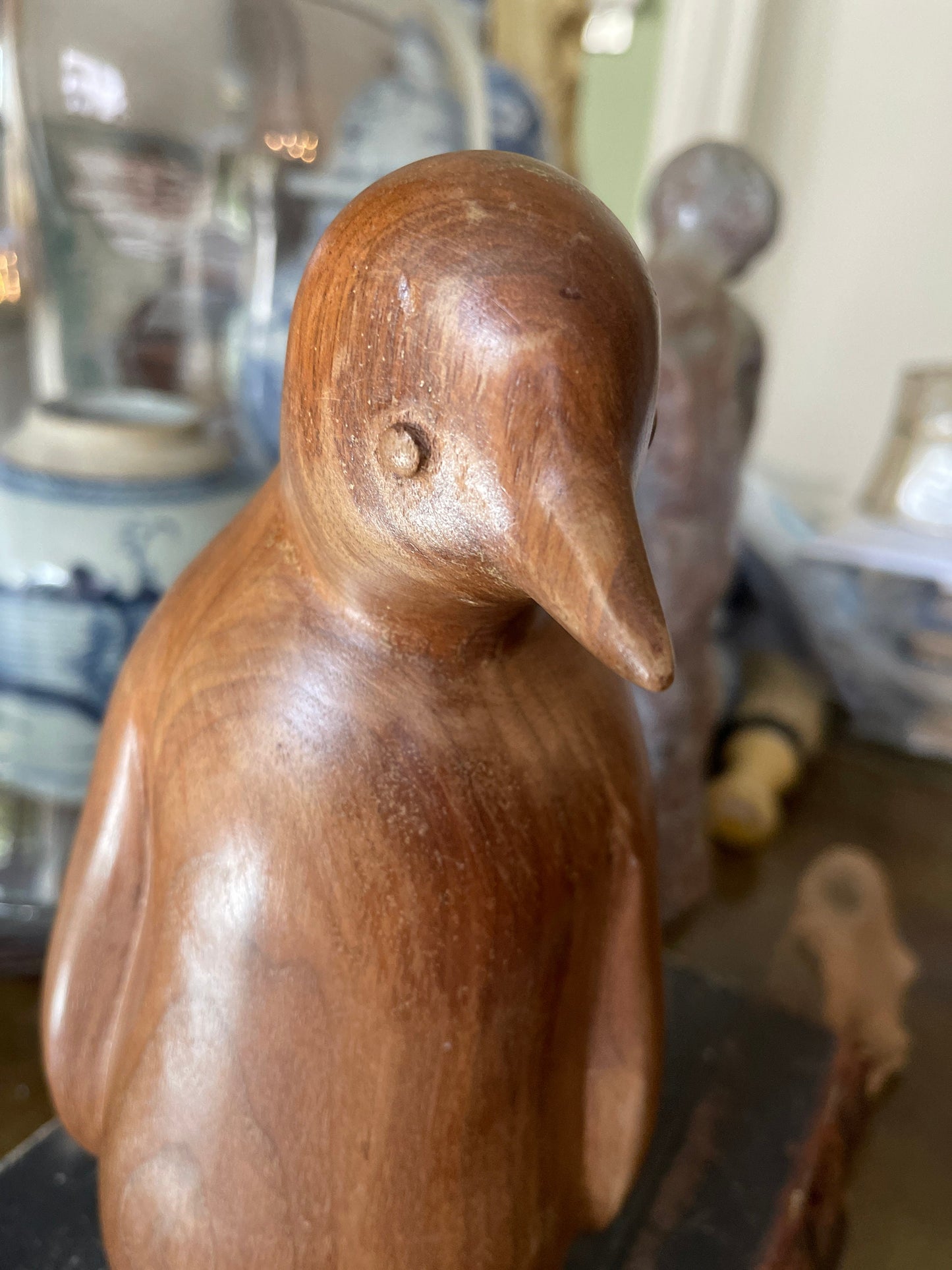 Vintage MCM Teak Penguin