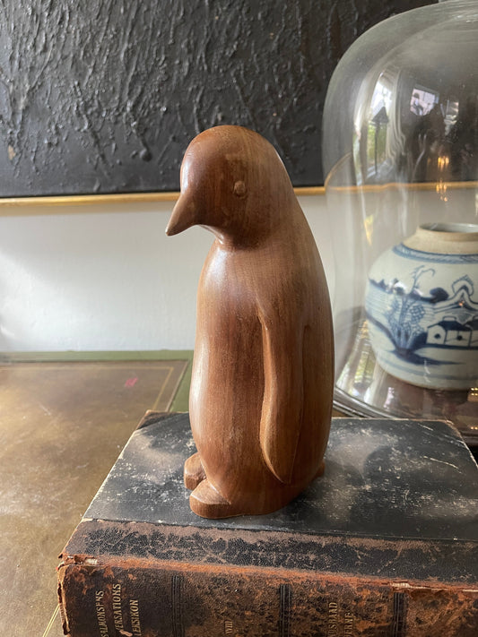 Vintage MCM Teak Penguin