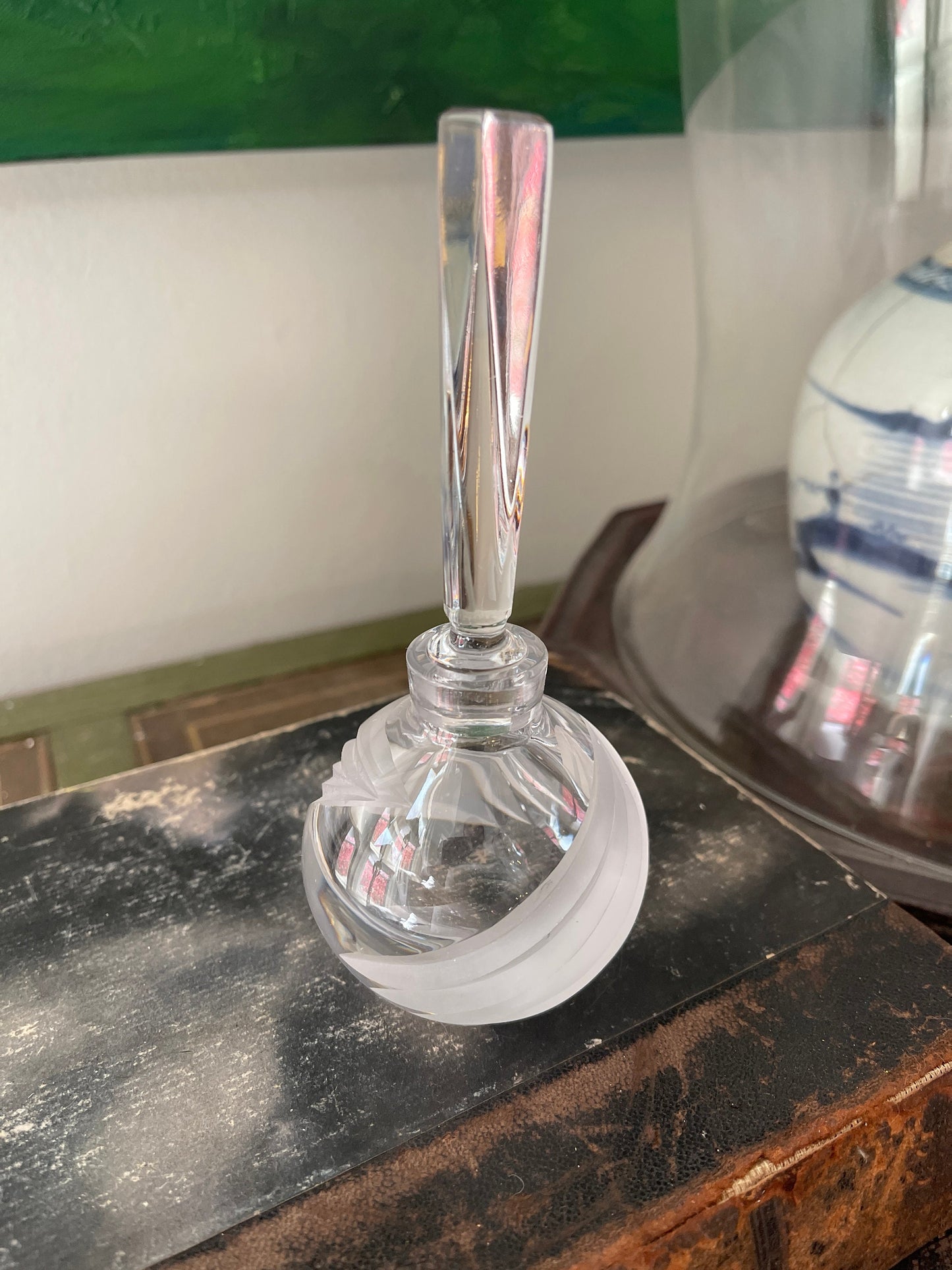 Vintage Crystal Perfume Bottle