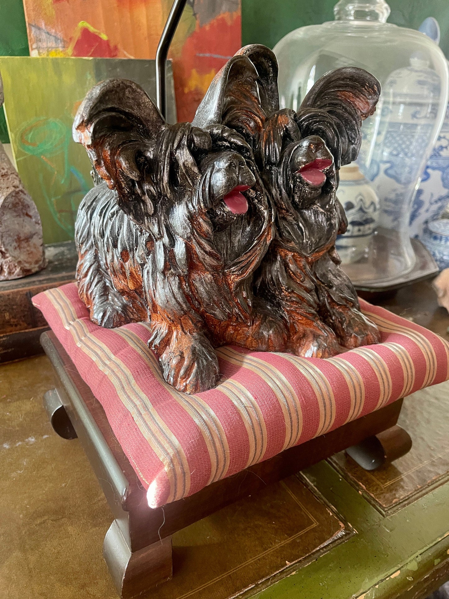 Vintage Tyndale Terrier Dog Lamp