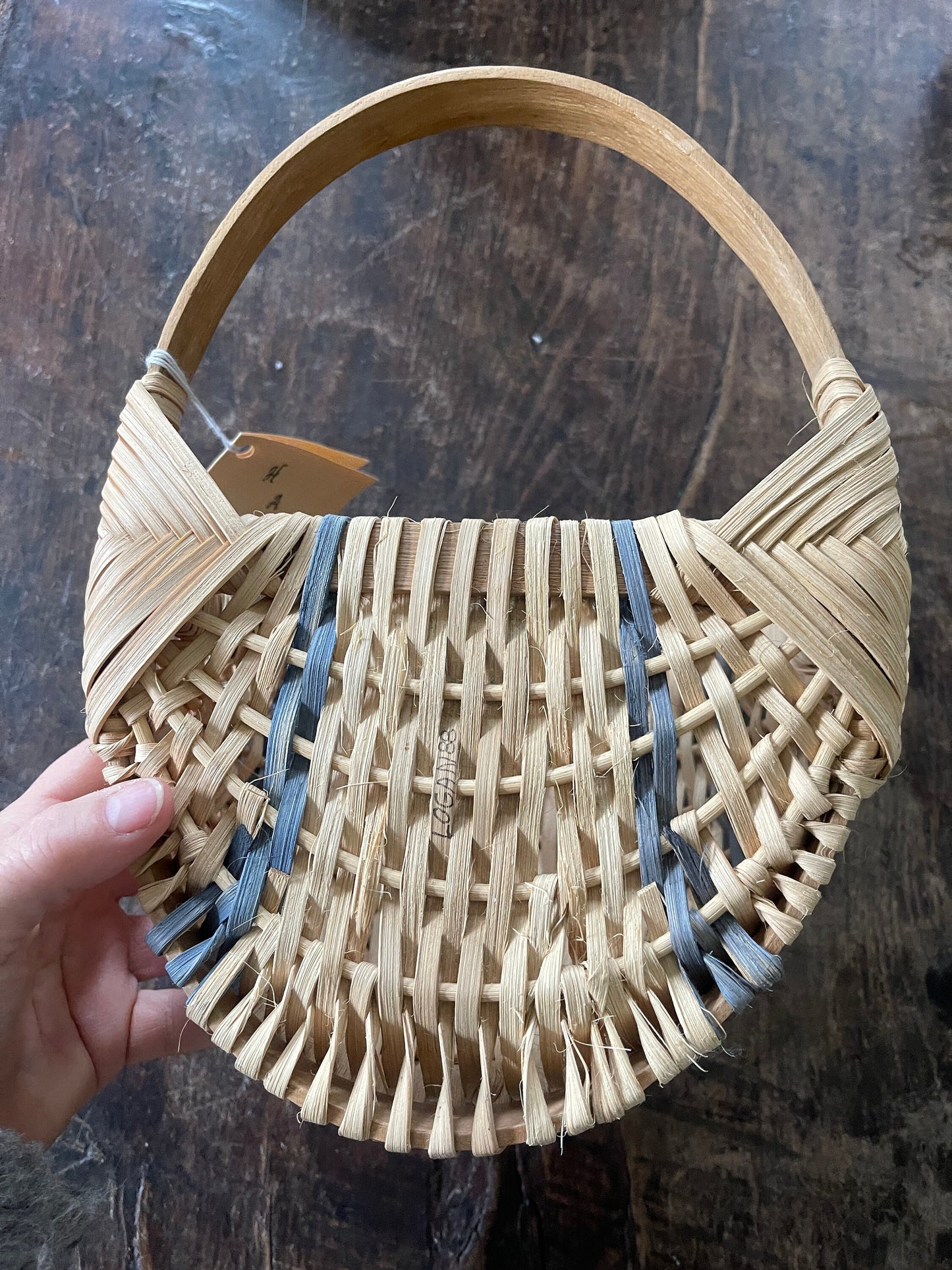 Handwoven Missouri Ozark Hanging Basket