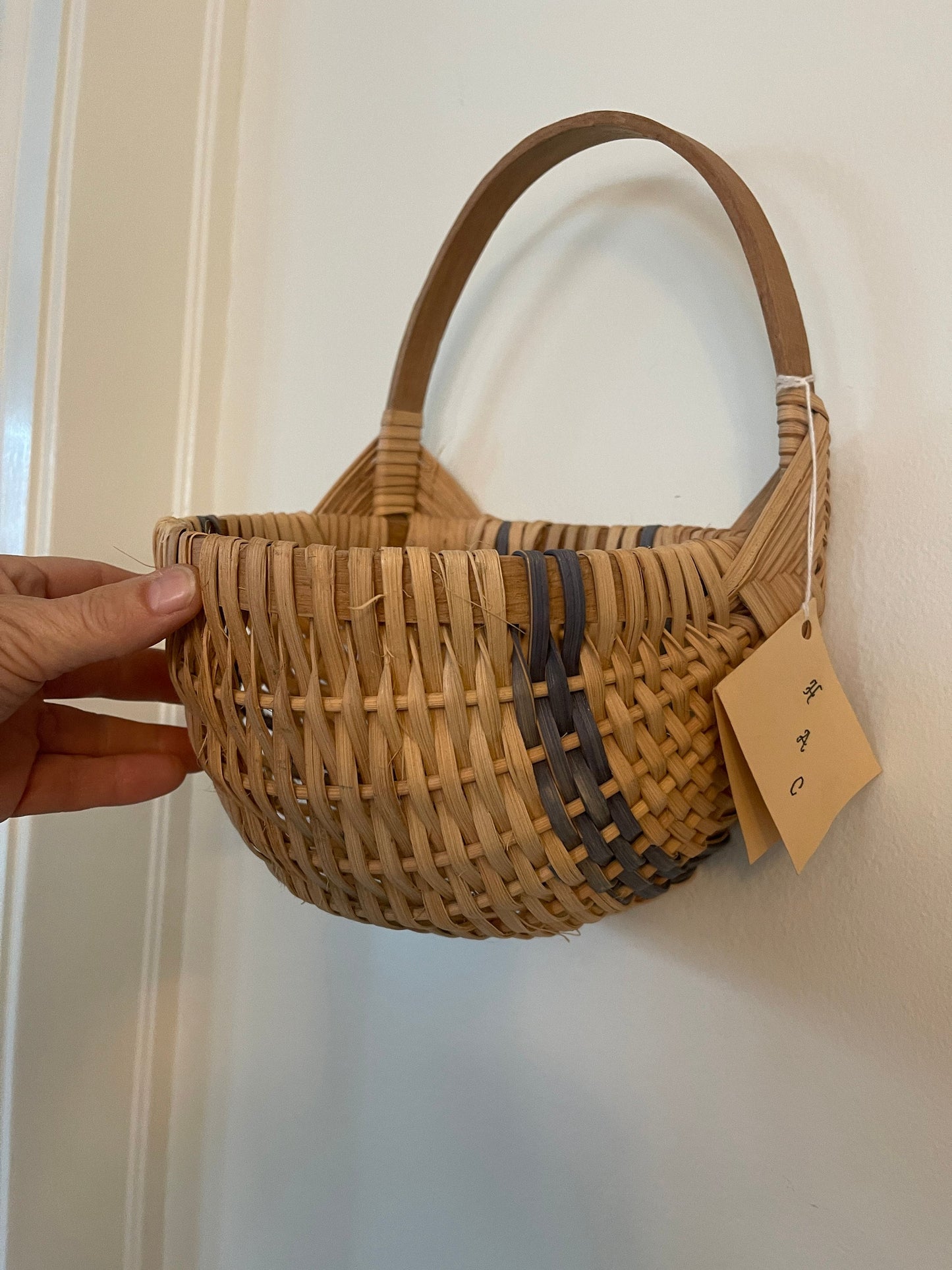 Handwoven Missouri Ozark Hanging Basket