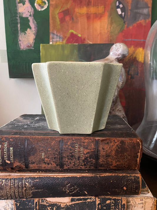 MCM Seafoam Green Haeger Planter