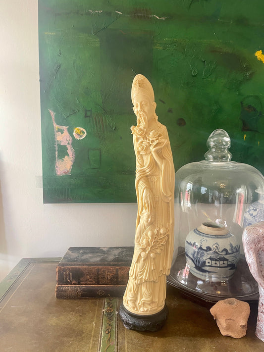 Vintage Tall Italian Made Kwan Yin Statue