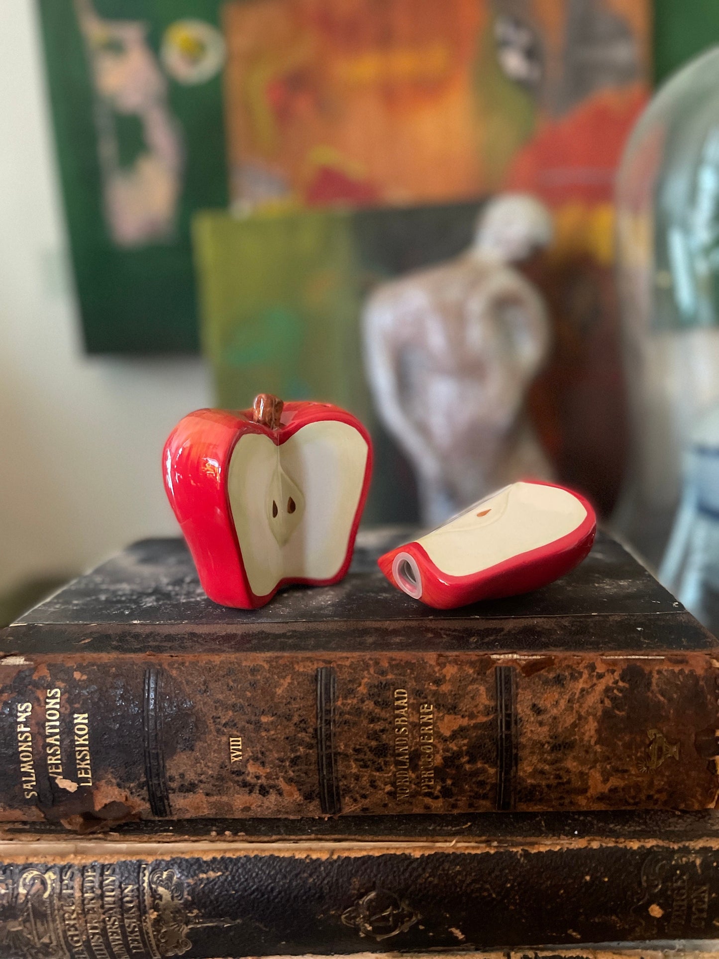 Vintage Apple Salt and Pepper Shaker