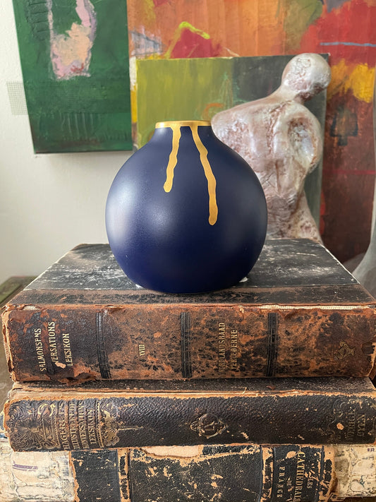 Contemporary Portuguese Drip Edge Vase