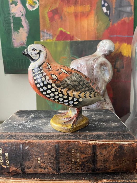 Vintage Italian Pheasant Figurine