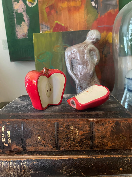 Vintage Apple Salt and Pepper Shaker