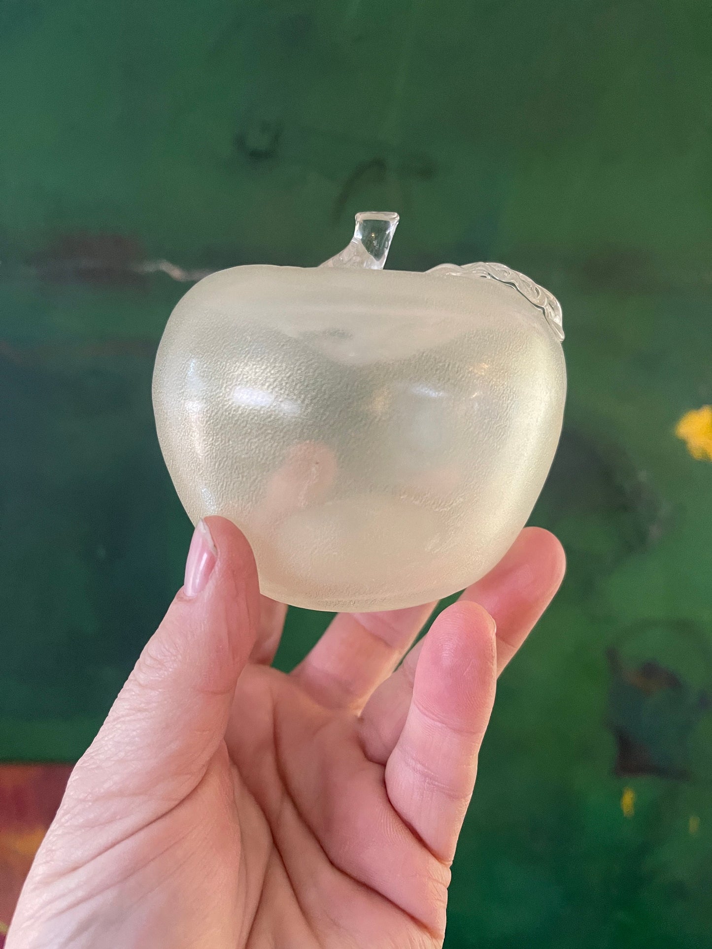 Set of Five (5) Glass Apples