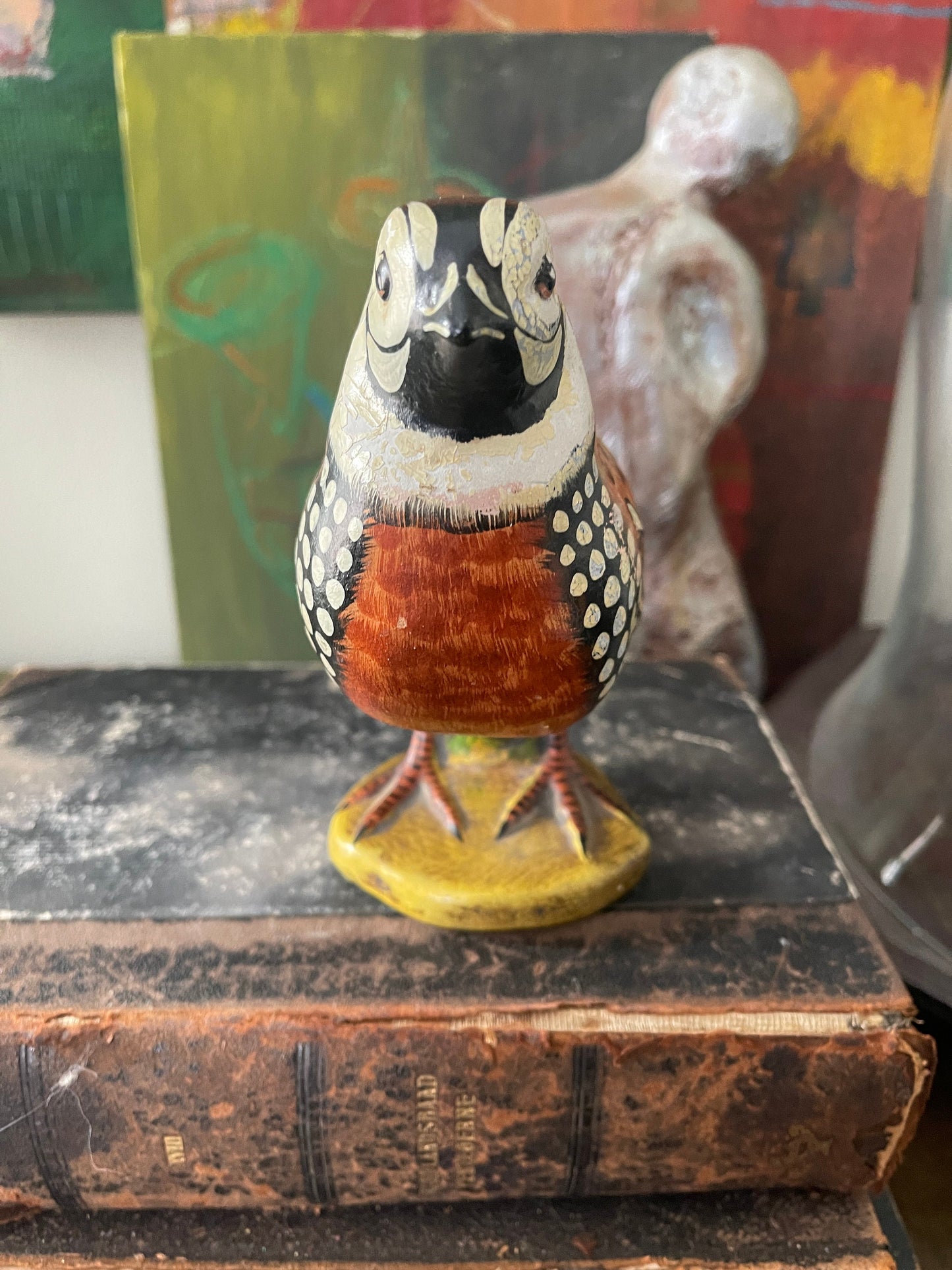 Vintage Italian Pheasant Figurine