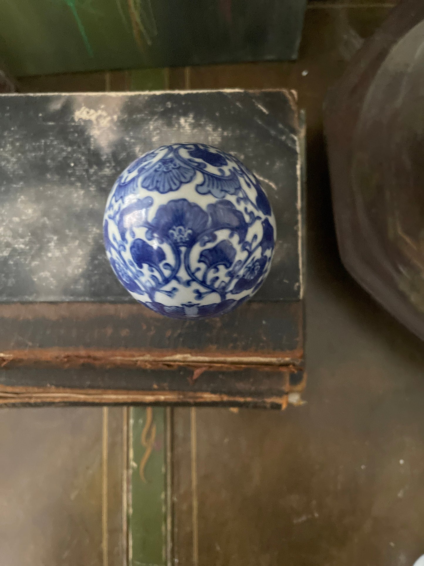 Vintage Asian Ceramic Egg