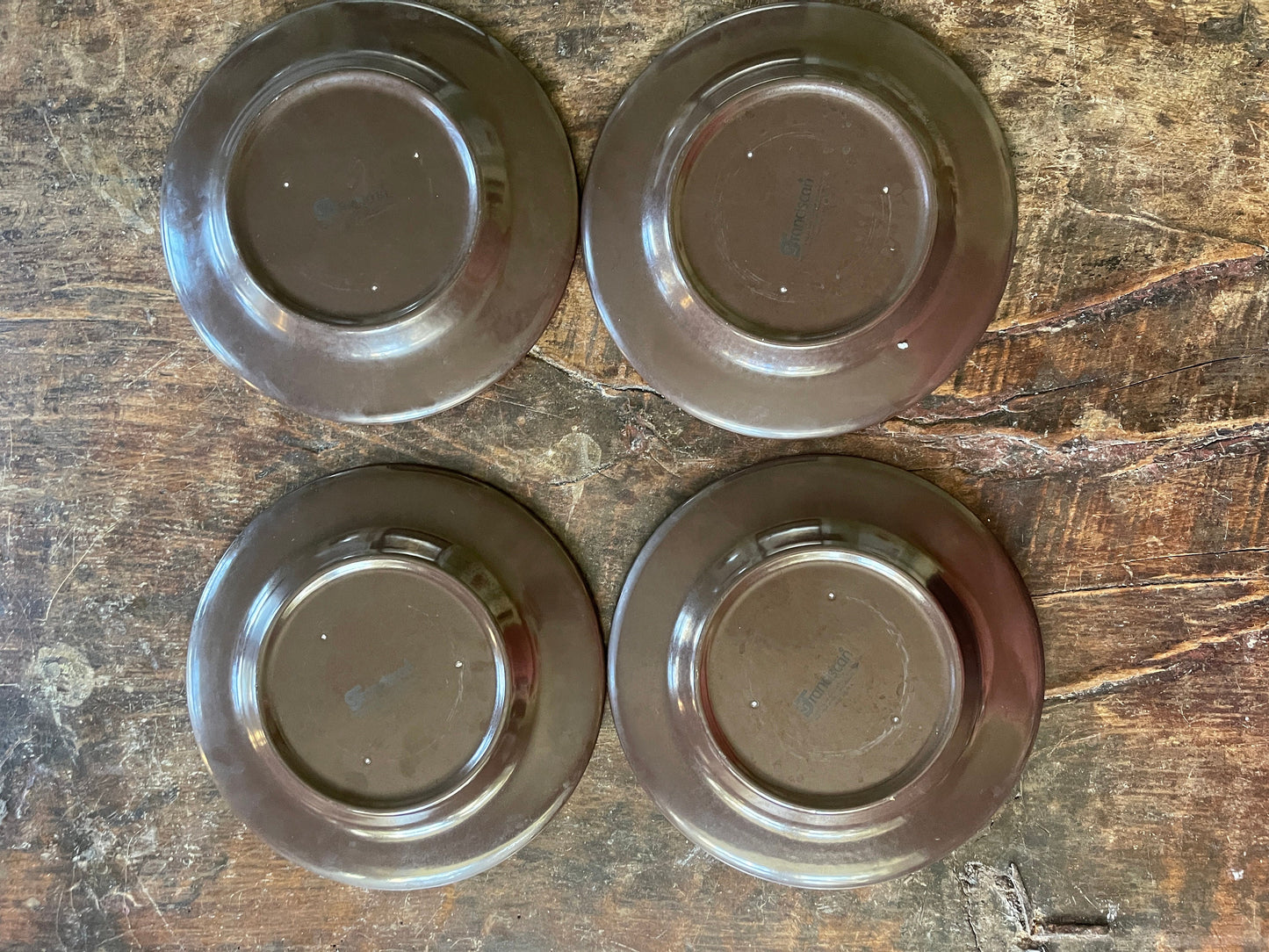 Set of Four (4) Vintage Franciscan Madeira 8.5” Plates