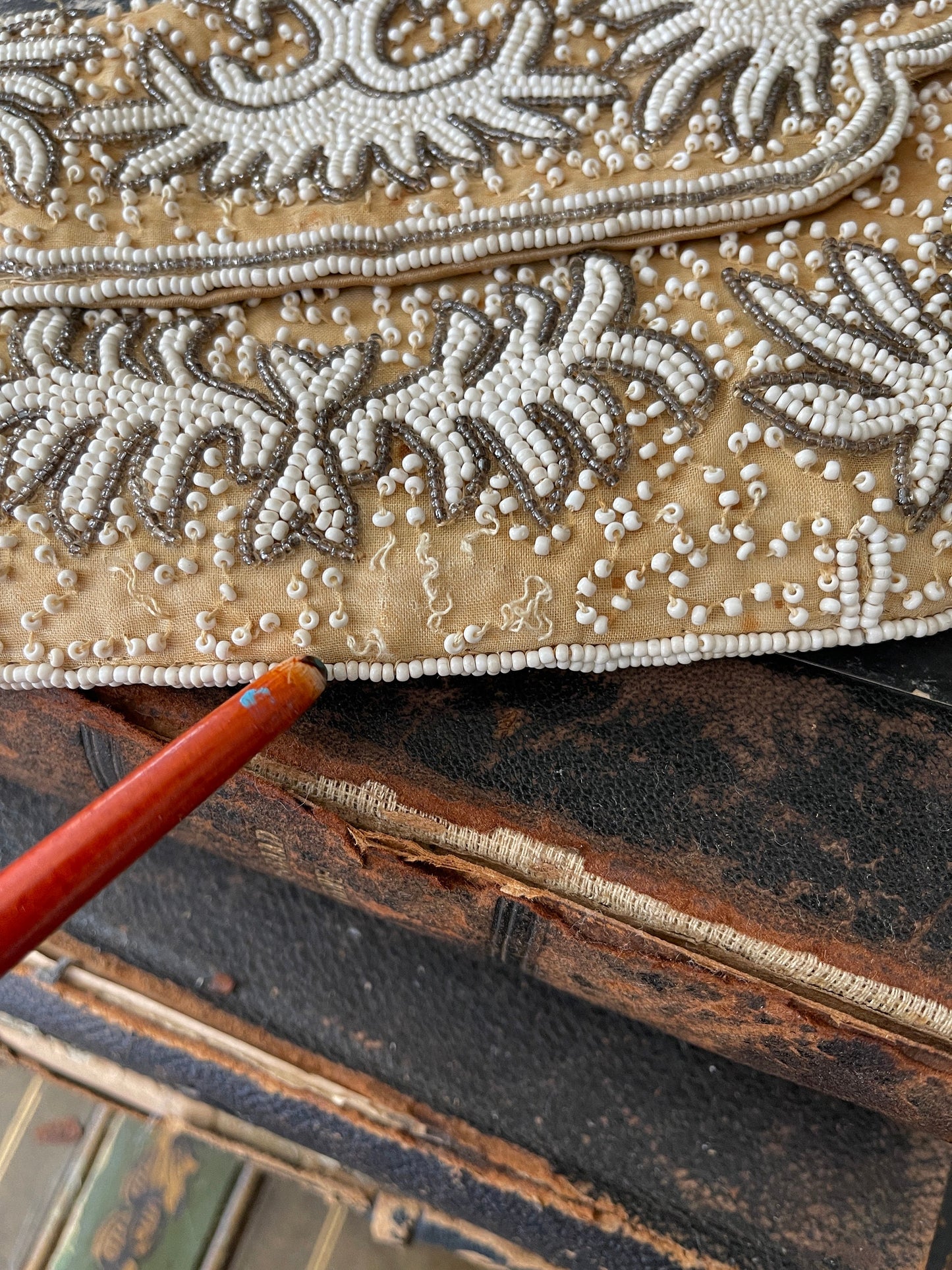 Vintage Japanese Beaded Evening Clutch