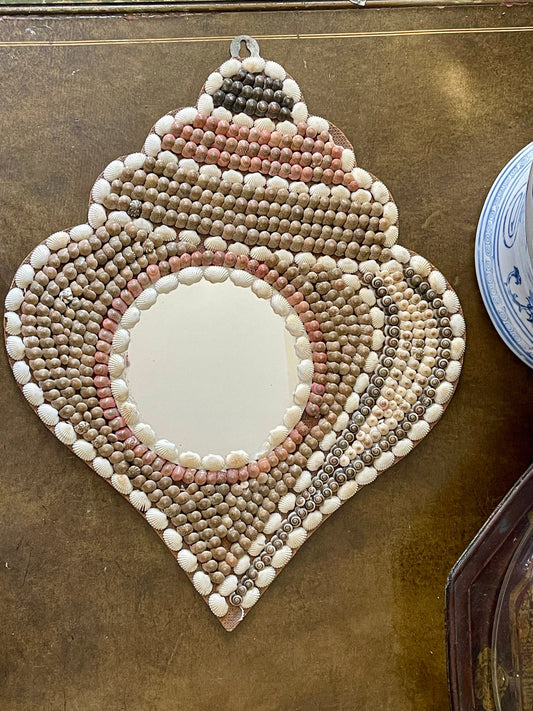 Vintage Seashell Mirror